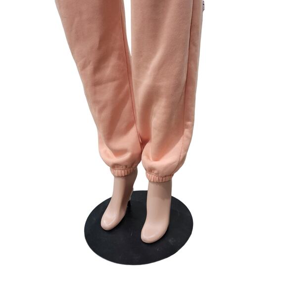 Adidas Women's Adicolor Essentials Fleece Jogger Pants – Peach, Size 30 Waist - Picture 2 of 15